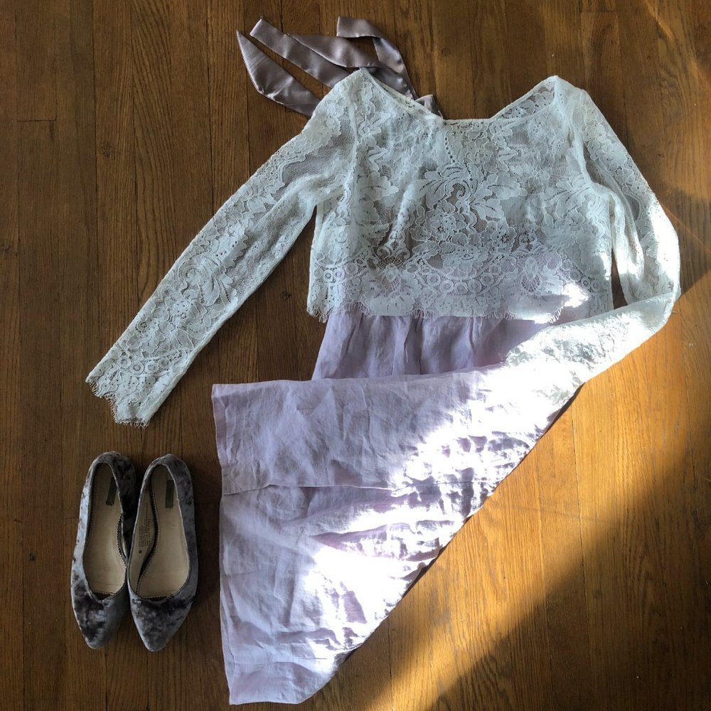 J.Crew Tall Pull-On Linen Skirt NWT
